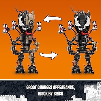 Amazon.com: Lego 76249 Marvel Super Heroes Venomized Groot, 630